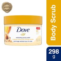 Dove Exfoliating Body Polish Scrub - Crushed Almond And Mango Butter