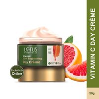Lotus Botanicals Skin Brightening Day Cream with Vitamin C SPF 25 PA+++ Lightweight & Chemical Free