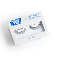 Uroparis Human Hair Eyelashes - 56 / BLACK