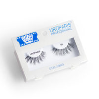 Uroparis Human Hair Eyelashes - 58 / BLACK