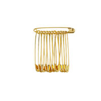 Gorgio Professional Multipurpose Copper Rose Gold Safety Pins ECO0138 (Colour & Shape May Vary)