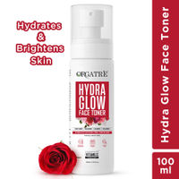 Orgatre Hydra Glow Face Toner with Rose Water, Niacinamide & Hyaluronic Acid for Glowing Skin 100ml