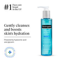 Neutrogena Hydro Boost Cleanser Water Gel Face Wash with Hyaluronic Acid for Normal & Sensitive Skin