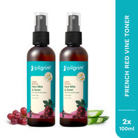Pilgrim Red Vine Face Mist & Toner With Vitamin B3 & Aloe - Pack Of 2