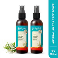 Pilgrim Tea Tree Skin Purifying & Clearing Mattifying Toner - Pack Of 2