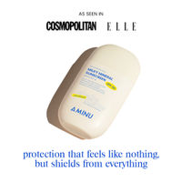 Aminu Milky Mineral Sunscreen SPF 50 PA++++, Zinc Oxide, No White Cast, Ultra-Fluid, Water Resistant