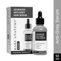 Bare Anatomy Advanced Anti-Grey Serum , Reduces Hair & Beard Greying, Non-Sticky, Odorless