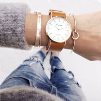 Joker & Witch Timeless Tan & Rosegold Bracelet Stack