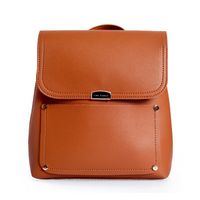 Lino Perros Faux Leather Brown Handbag