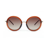 Marie Claire MC010 C2 Round Polarized Sunglasses - Brown