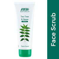 nykaa skin Nykaa Naturals Tea Tree & Neem Detox Face Scrub For Purifying, Acne Control & Clear Skin Glow-picture-18