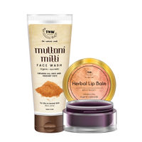 TNW The Natural Wash Multani Mitti Face Wash With Beetroot Lip Balm
