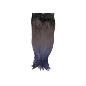 Streak Street Ombre Clip On Hair Extensions Midnight Blue At