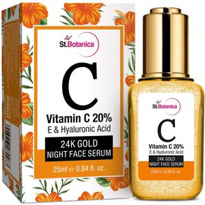 St Botanica Vitamin C E Hyaluronic Acid 24k Gold Night Face