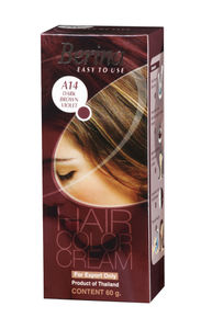 Berina Hair Color Cream Dark Brown Violet