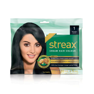 Streax Hair Colour Natural Black 1 At Nykaa Com