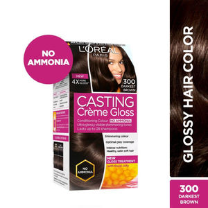 Loreal Paris Casting Creme Gloss Hair Color 300 Darkest Brown Save Rs80