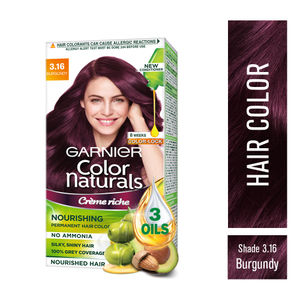 Garnier Color Naturals Creme Hair Color 3 16 Burgundy At Nykaa Com