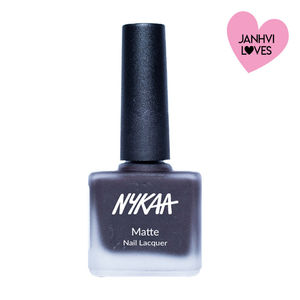 Nykaa Matte Nail Enamel Black Cherry Pie 08 At Nykaa Com