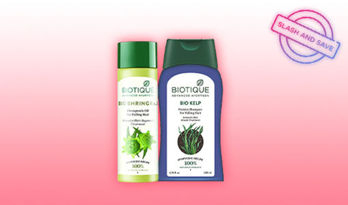 Biotique Bhringraj Kelp Protein Anti Hair Fall Combo Oil