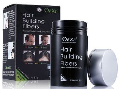 Dexe Hair Building Fibers Black At Nykaaman Com