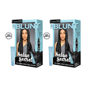 Bblunt Salon Secret High Shine Creme Hair Colour Black Natural