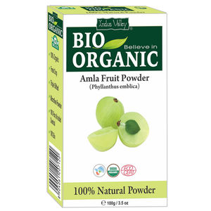 Indus Valley Bio Organic Amla Fruit Powder 100 Natural Powder