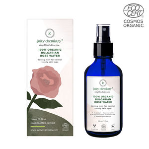 Juicy Chemistry 100 Organic Bulgarian Rose Water Toning Mist For
