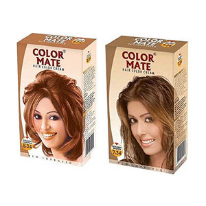 Color Mate Golden Brown Golden Copper Hair Color Cream
