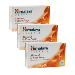Himalaya Herbals Almond And Rose Soap Pack Of 3 At Nykaa Com