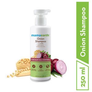 Mamaearth Onion Hair Fall Shampoo For Hair Growth Fall Control