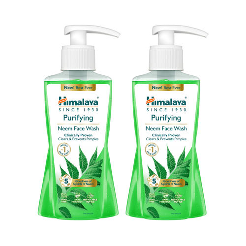 Himalaya Purifying Neem Face Wash - Pack of 2