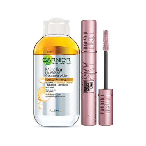 Maybelline New York New York Sky High Mascara Very + Garnier Micellar Oil-Infused Cleansing Water