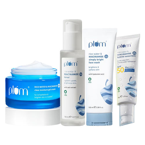 Plum Niacinamide & Rice Water CTMS Combo