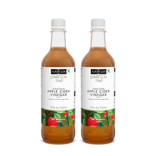 Kapiva Ayurveda Kapiva Apple Cider Vinegar (ACV) Suitable for Weight Loss & Weight Management - Pack of 2