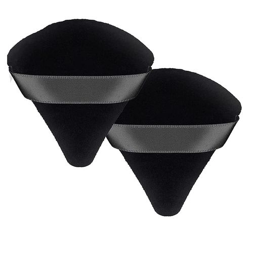 Bronson Professional Pizza Puff Triangle Makeup Beauty Blender Sponge Color May Vary