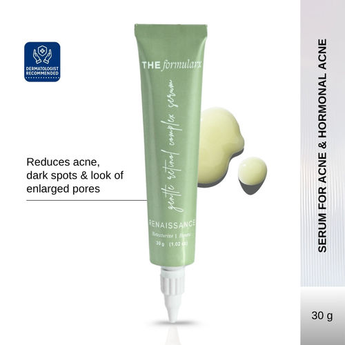 The Formularx Gentle Retinol Night Serum For Acne, Dark Spots, Enlarged Pores & Anti-Aging Care