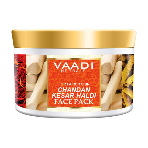 Vaadi Herbals Chandan Kesar Haldi Face Pack