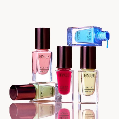 HYUE Spring Summer Pastels Gel Fx Nail Paint - Set Of 5