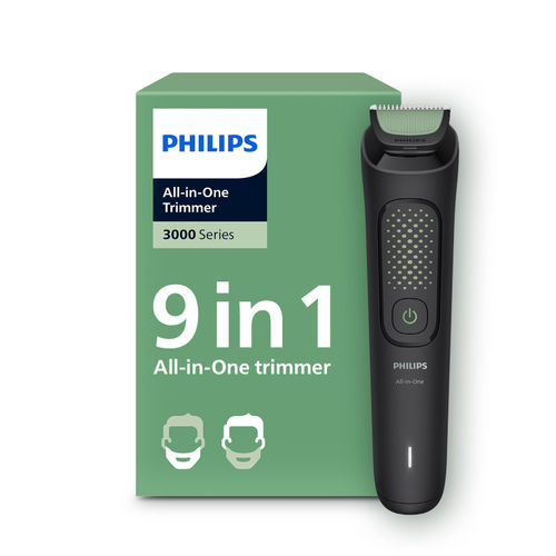 Philips India's No.1 Men's Trimmer 9-In-1 Tool For Face, Hair & Body