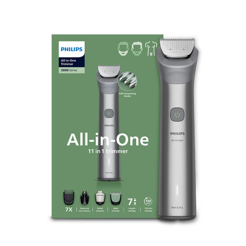 Philips India's No.1 Men's Trimmer 11-In-1 Tool For Face, Hair & Body