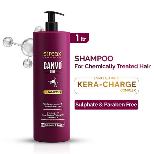 Streax Professional Canvoline Shampoo for Chemically Treated & Damaged Hair