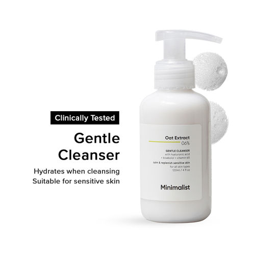 Minimalist 6% Oat Extract Gentle Cleanser With Hyaluronic Acid For Sensitive Skin