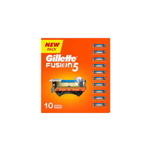 Gillette Fusion 5, Shaving Blades For Men, 10 Cartridges, Super Saver Pack