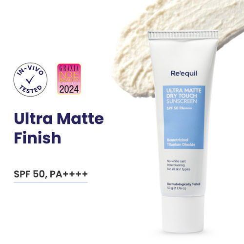 Re'equil Ultra Matte Dry Touch Sunscreen SPF 50 PA++++ Protect