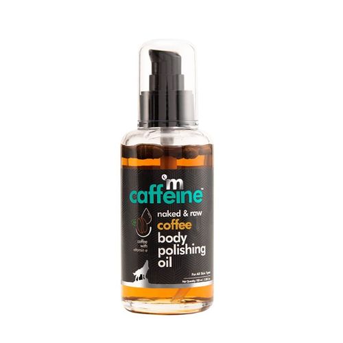 MCaffeine Coffee Body Polishing Oil - Moisturizes, Reduces Cellulite & Stretch Marks