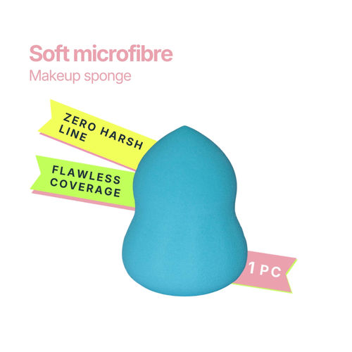 MAKEUP BY SITI Beauty Blender New Age Makeup Sponge Curved - Blue