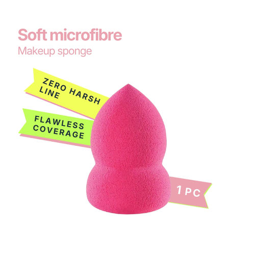 MAKEUP BY SITI Beauty Blender New Age Makeup Sponge Curved - Spicy Pink