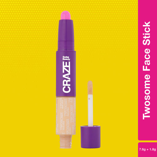 Swiss Beauty Craze Twosome Face Stick 2-In-1 Beauty Wand Concealer and Blush