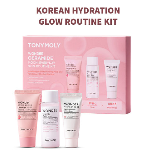 TONYMOLY Wonder Ceramide Mochi Toner Everyday Skin Routine Kit